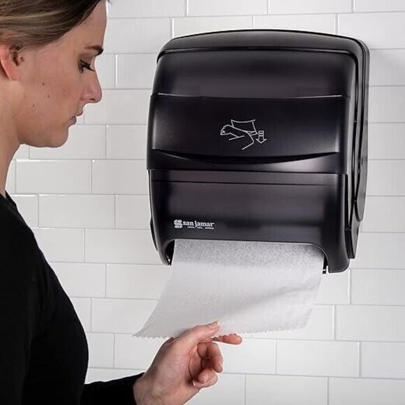 San Jamar Integra Lever Paper Towel Dispenser Black SAN‎ T850TBK New in Box - Picture 6 of 6